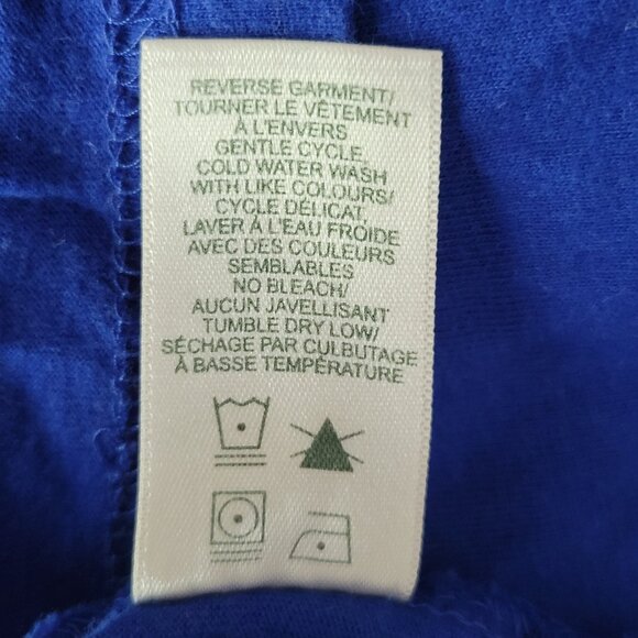 ROOTS Athletics Tee Women's Sz XS Blue T-shirt - Picture 6 of 6